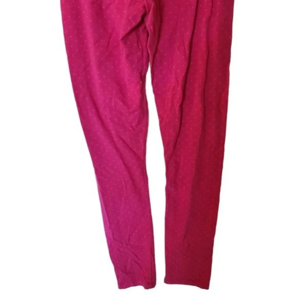 Gymboree Cosmic Club Pink Polka‎ Dot Eyelash Leggings size 10 12 Years Kids Girl